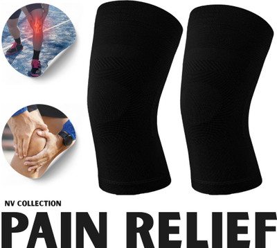NV COLLECTION Responsive Compression Knee Brace for Motion Relief Knee Support(Black)