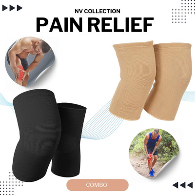 CTC CREATION Black&Brown Ortho Pain Knee Cap Set Combo Deal Knee Support