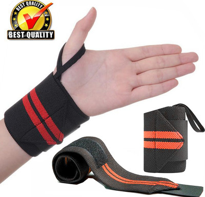 BQH Professional Grade with Thumb Loops - Wrist Support Braces - Men & Women Wrist Support
