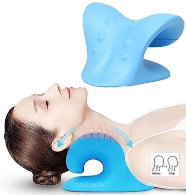 TINSUHG Neck and Shoulder Relaxer, Neck Stretcher Cervical Pillow, Cervical Traction Neck Support(Multicolor)