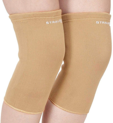 Strauss Knee Cap Support | Knee Support | Knee Brace | Knee Band (Pair), Extra Large Knee Support(Beige)