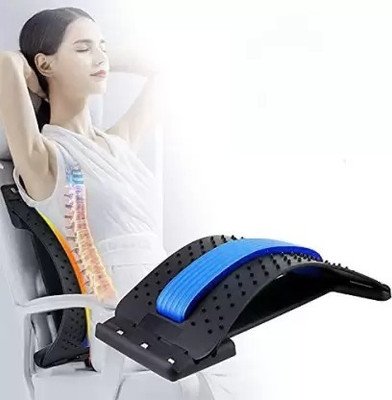 swarmshop PLASTIC- Back Massager Magic Stretcher Lumbar Support Back / Lumbar Support(Multicolor)