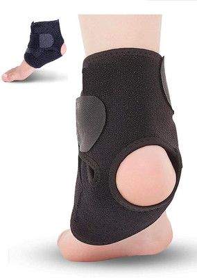 keycraze Adjustable Ankle Support Brace, Breathable Neoprene Sleeve, Adjustable Wrap! Ankle Support(Black)