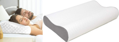 PRATIK MARKETING Memory Foam Animals Sleeping Pillow Pack of 267(White)