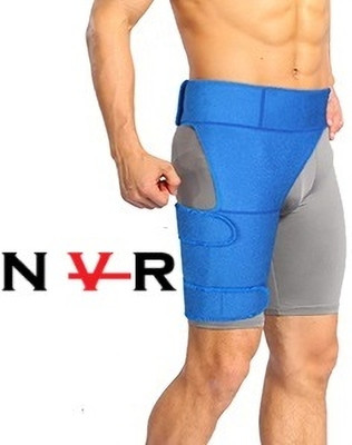 NVR Thigh Compression Sleeve, Groin Compression Wrap, Hip Brace for Sciatica pain Supporter(Blue)