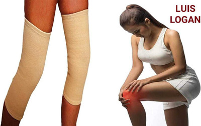 NUBICO No_ORTHO Stretchable Knee Cap Support the limbs & joints (Beige,S) Knee Support