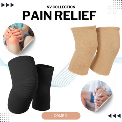 NV COLLECTION Black&Brown Premium Ortho Knee Cap Set Knee Support