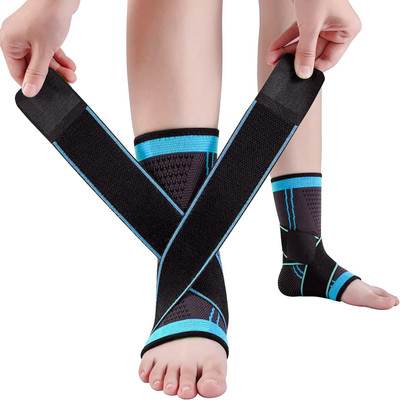 uRock Ankle Braces, Adjustable Compression Ankle Support Men & Women Ankle Support(Blue)