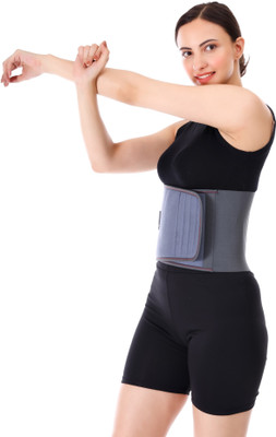 healntrust abdominal Belt after delivery post pregnancy belt for tummy reduction Back / Lumbar Support(Grey)