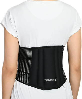 TENACT Lumbar Support Belt for men and women LS Belt and Backpain Relief Belt Back / Lumbar Support(Black, Grey)