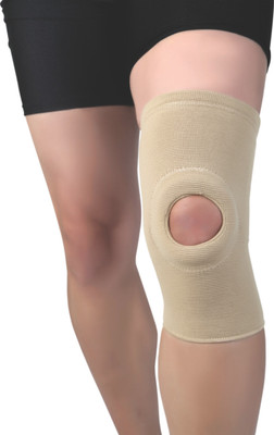 FLAMINGO Gel Patella Knee Cap - Gentle Support, Patellar Gel Ring, Full Range of Motion Knee Support(Beige)