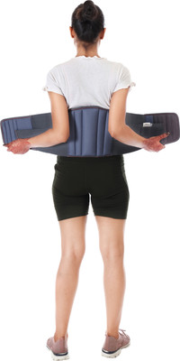 healntrust Lumbo sacral belt ls belt lumbar spine lumbar support belt Back / Lumbar Support(Grey)