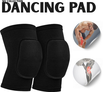 NV COLLECTION Anti-Slip Dance Knee Pads for Precision Training Knee Support(Black)