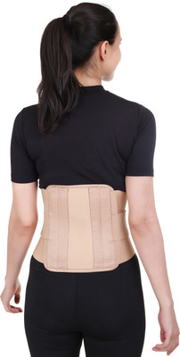 Mulkraaj LS-LS-Beige Back PaiLS Belt Support-122 Back / Lumbar Support(Beige)