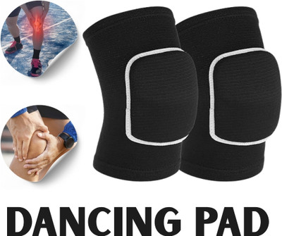 NV COLLECTION SilkMove Knee Pads for Flowing Dance Poses Knee Support(Black)