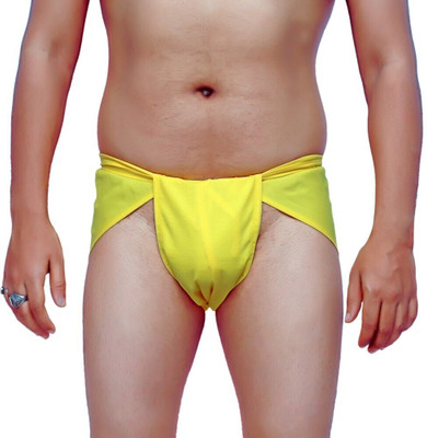 MS Enterprises Men's Cotton Langot Supporter(Yellow)