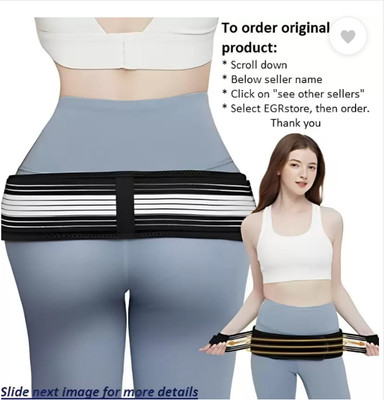 NDR LIFE AGAIN Sacroiliac SI joint pain relief belt, hip belt for women and men Back / Lumbar Support