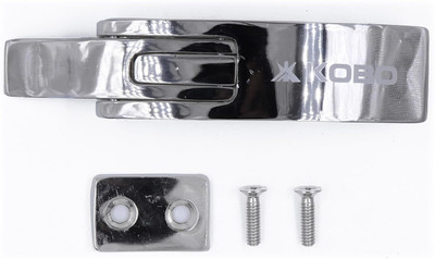 KOBO Spare Lever Buckle for Powerlifting Belt – Steel Lock for 8mm, 10mm & 13mm Belts Weight Lifting Belt(Silver)