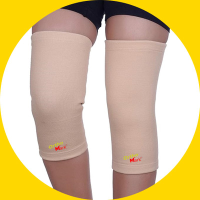 OrthoMark Knee Cap for Pain Relief, Sports, Gym, Exercise, Running for Men & Women Size XL Knee Support(Beige)