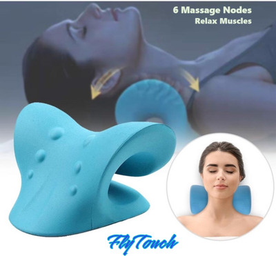 FlyTouch Pain Relief And Cervical Spine Alignment, Chiropractic Pillow Neck Stretcher Cervical Pillow