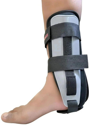 KRIKISH Adjustable Stabilizer and Pad Universal Size, 1 Unit Ankle Support(Black, Grey)