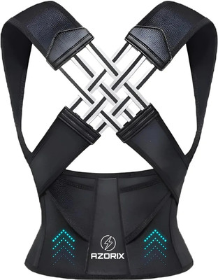 AZORIX Posture Corrector Belt for Men & Women Back Support Brace Pro Fix Posture Corrector(Black)