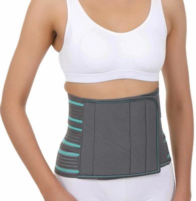 SELVA Pregnancy Support Belt Compression (Lumbar/Back Support) Abdominal Belt(Grey, Green)