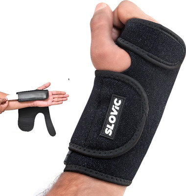 SLOVIC Wrist Support | Hand Support | Hand Brace for Pain Relief | Right Hand Support Wrist Support(Black)