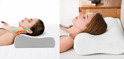 RUSHABH ENTERPRISE Memory Foam Birds Sleeping Pillow Pack of 1(White)