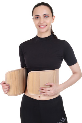 Mulkraaj LS--Post pregnancy Belt for Abdominal Support After Delivery-3 Back / Lumbar Support(Beige)