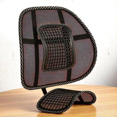 Lumbar Supportive Acupressure Lumber Cushion Adjustable Back Back / Lumbar Support(Black)