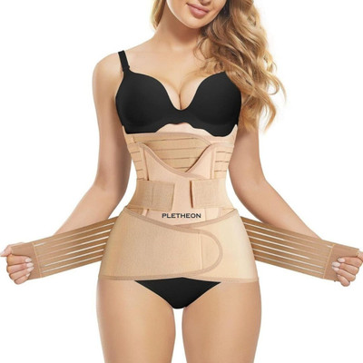 PLETHEON post pregnancy maternity support belt after c section & normal delivery(Beige)