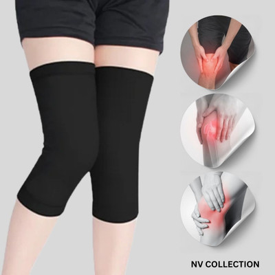 idka Natural NEW_S_KNEE SUPPORT Joint Pain, Gym & Exercise SL_--137 Knee Support(Black)