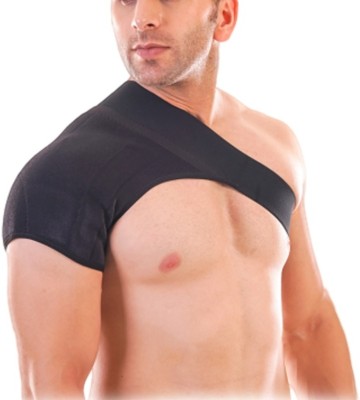 Pellitory Neoprene Adjustable Stretch Strap Brace Support Medical Posture Posture Corrector(Black)