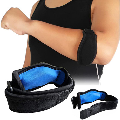 Nucarture elbow support sports Protector Pad for Both Men and Women Arm Wraps band Elbow Support(Black)