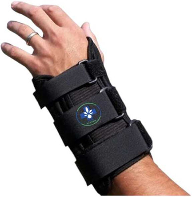 BRIJJ HELTH CARE Adjustable Left And Right Hand Splint for pain relief Support (Black) Wrist Support(Black)