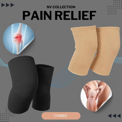CTC CREATION RecoveryEase Ortho Knee Caps – Black&Brown Edition Knee Support