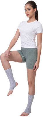 rsc healthcare Bamboo Yarn 4 Way Stretchable Bi-Layered Construction Ankle Support Ankle Support(Grey)