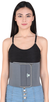 Mulkraj Ortho NEW-Abdominal belt after delivery for tummy reduction 8Inch L 34-38 Inch-12 Abdominal Belt(Grey)