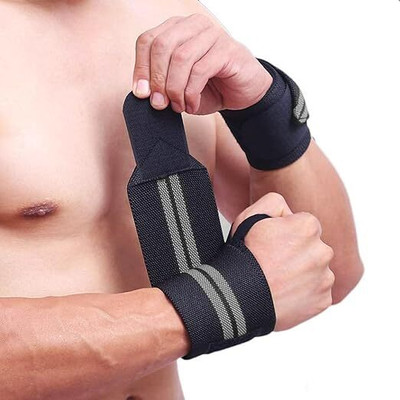 Nansana Wrist Support Band for Men & Women for Gym with Thumb Loop Strap-Gym Accessories Wrist Support(Multicolor)