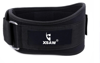 XSAW Weight lifting Gym Belt Back Support For Men and Women Weight Lifting Belt(Black)