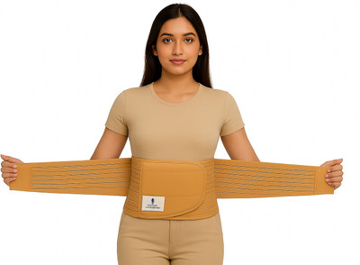 SELVA Tummy Tucker Belt for Post Delivery Recovery Abdominal Belt(Beige)