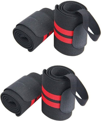 STOROHOLIC Wrist Support with Thumb Loop Strap Wrist Support Gym Men Wrist Support Sports Wrist Support(Red)