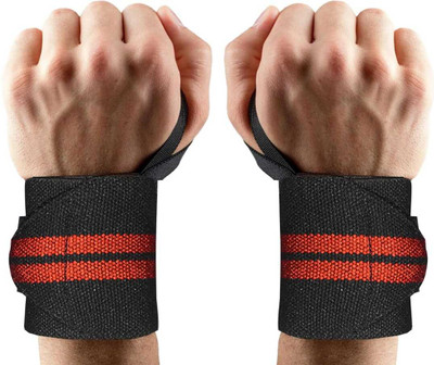 BULL FITZ Wrist Supporter for Gym Wrist Bands for Pain Wrist Wrap Boys Girls Wrist Support(Red)