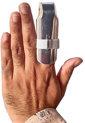 TDM FITNESS Finger Cot Splint Injurd Finger Cap Finger Splints(White)