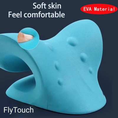 FlyTouch Orthopaedic Shoulder Relaxer Neck Support Pain Relief Cervical Traction Pillow Cervical Pillow