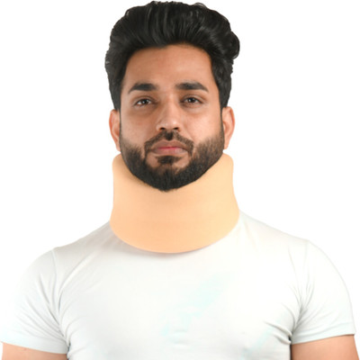 K SQUARIANS Cervical Collar Soft | Neck Support Collar for Men & Women Neck Support(Beige)