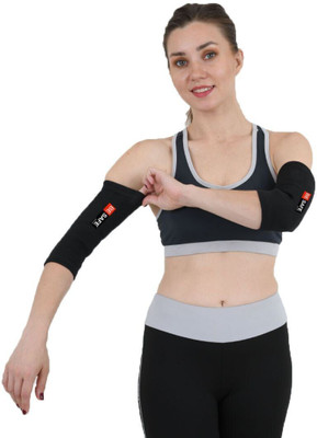 BE SAFE Forever Elbow Support Sleeves for Sports and Gym ,Pair, Black, Small Elbow Support(Black)