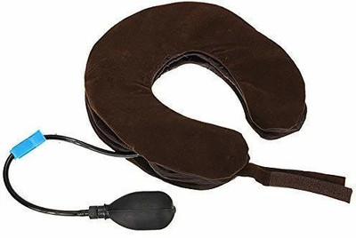 MAHANT Health care Cervical Neck Traction Air Bag With 3 Layer Inflatable Pillow Cervical Pillow(Brown)