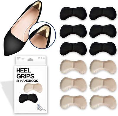 TRK IMPEX Back of Heel Inserts Cushion Pads Inserts Women & Men- Heel Grips Liner/2-Pair Heel Support